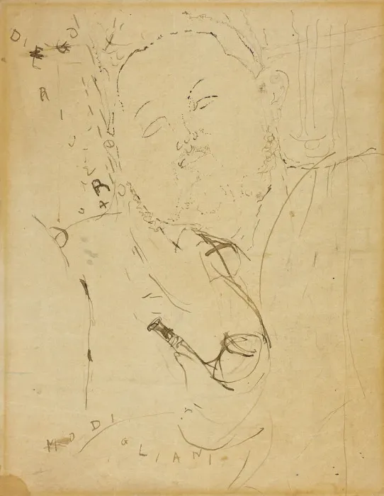 Framed Print : Diego Rivera, 1915. Creator: Modigliani, Amedeo (1884-1920) Framed Print : Diego Rivera, 1915. Creator: Modigliani, Amedeo (1884-1920)
