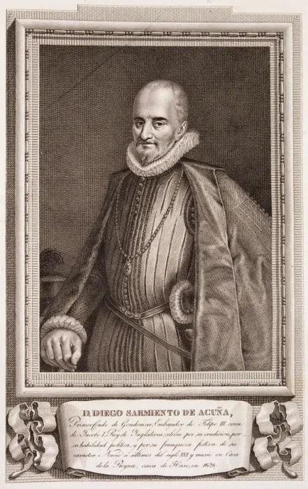 Framed Print : Diego Sarmiento de Acuna (m. 1626), Spanish politician and ambassador of Felipe III Framed Print : Diego Sarmiento de Acuna (m. 1626), Spanish politician and ambassador of Felipe III