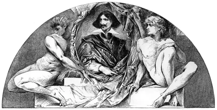 Framed Print : Diego Velazquez, Spanish artist, c1880-1882. Artist: Hans Makart