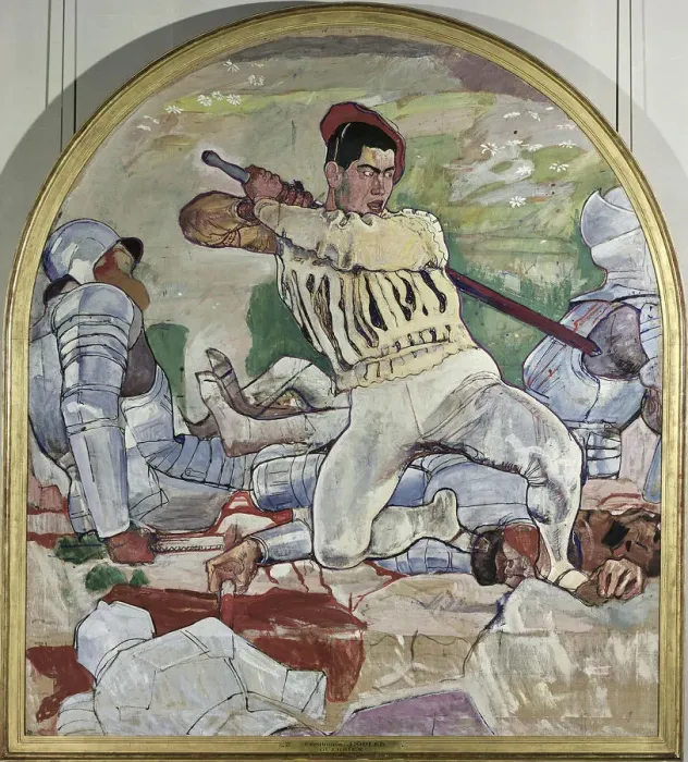 Framed Print : Dietegen Covering the Retreat (The Retreat from Marignano), 1906-1907 Framed Print : Dietegen Covering the Retreat (The Retreat from Marignano), 1906-1907