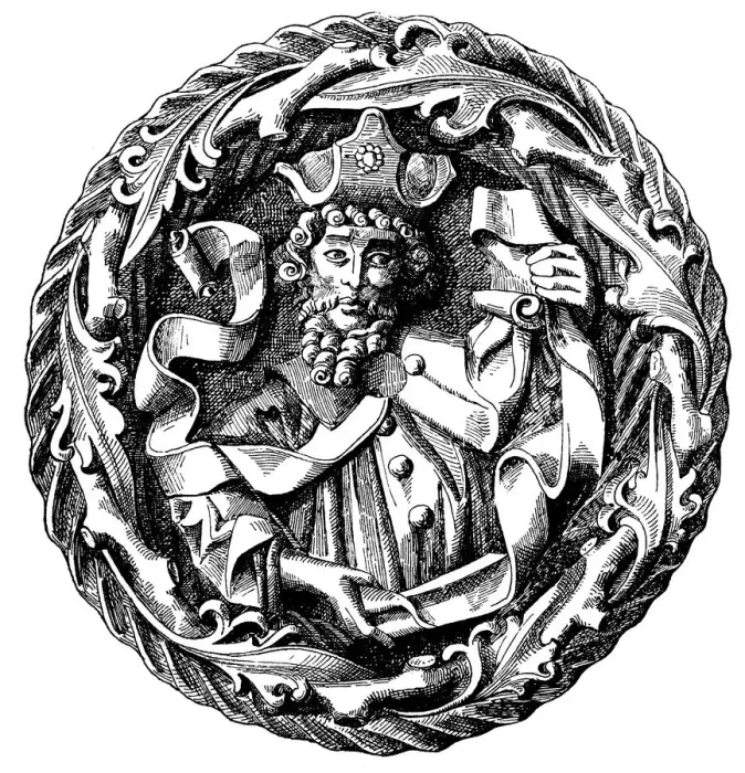 Framed Print : Dietrich Kagelwit (ca 1300-1367), Archbishop of Magdeburg (Illustration from the History of Prussia) Framed Print : Dietrich Kagelwit (ca 1300-1367), Archbishop of Magdeburg (Illustration from the History of Prussia)