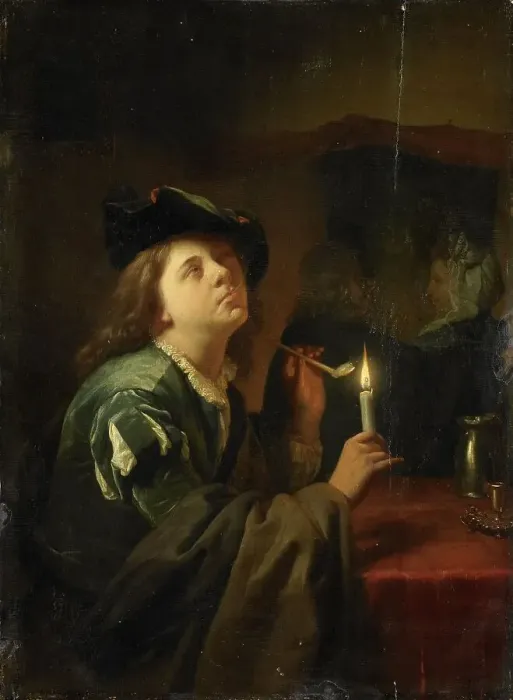 Framed Print : Differing tastes, 1685-1690. Creator: Godfried Schalcken Framed Print : Differing tastes, 1685-1690. Creator: Godfried Schalcken