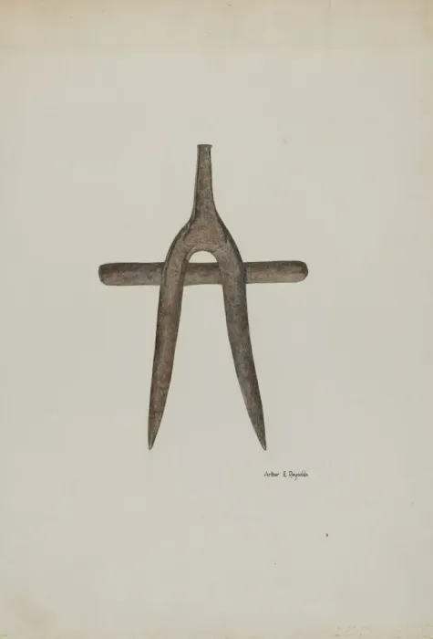 Framed Print : Digging Tool, c. 1939. Creator: Arthur P. Reynolds Framed Print : Digging Tool, c. 1939. Creator: Arthur P. Reynolds