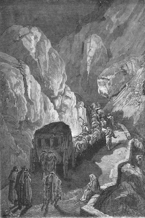 Framed Print : A diligence on the road to Granada; Notes on Spain, 1875. Creator: Unknown Framed Print : A diligence on the road to Granada; Notes on Spain, 1875. Creator: Unknown