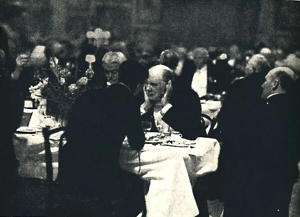 Dining Out at Burlington House, 1932, (1945). Creator: Unknown