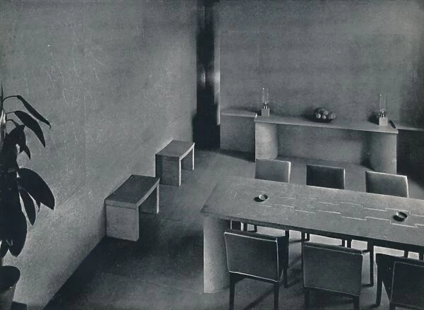 Dining room of the architect Oliver Hill, F. R. I. B. A. 1942