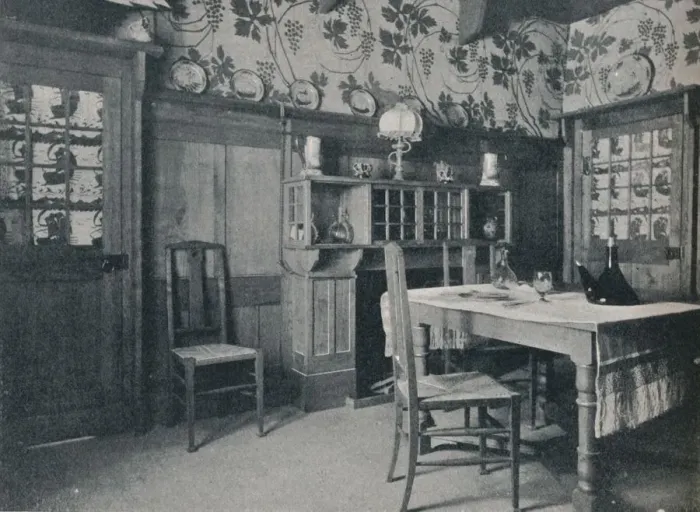 Framed Print : Dining Room, c1902 Framed Print : Dining Room, c1902