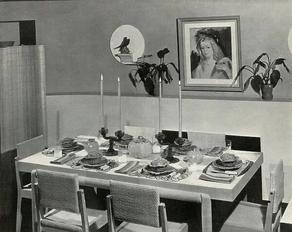 The Dining-Room - Carole Stupell, Ltd. 1941. Creator: Unknown