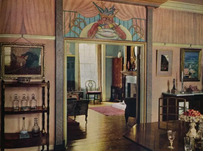 Framed Print : Dining-room designed by C. Maresco Pearce. 1941 Framed Print : Dining-room designed by C. Maresco Pearce. 1941