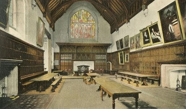 The Dining Room, Eton College, 1910. Creator: Unknown