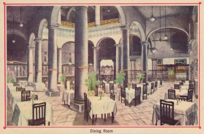 Framed Print : Dining Room - Hotel Florida - Havana - Cuba, c1910 Framed Print : Dining Room - Hotel Florida - Havana - Cuba, c1910