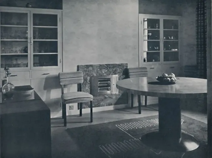 Framed Print : Dining-room for a house in Highgate Village, London, 1936 Framed Print : Dining-room for a house in Highgate Village, London, 1936