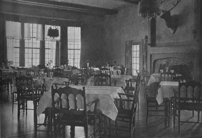 Framed Print : Dining room, North Jersey Country Club, Paterson, New Jersey, 1925 Framed Print : Dining room, North Jersey Country Club, Paterson, New Jersey, 1925