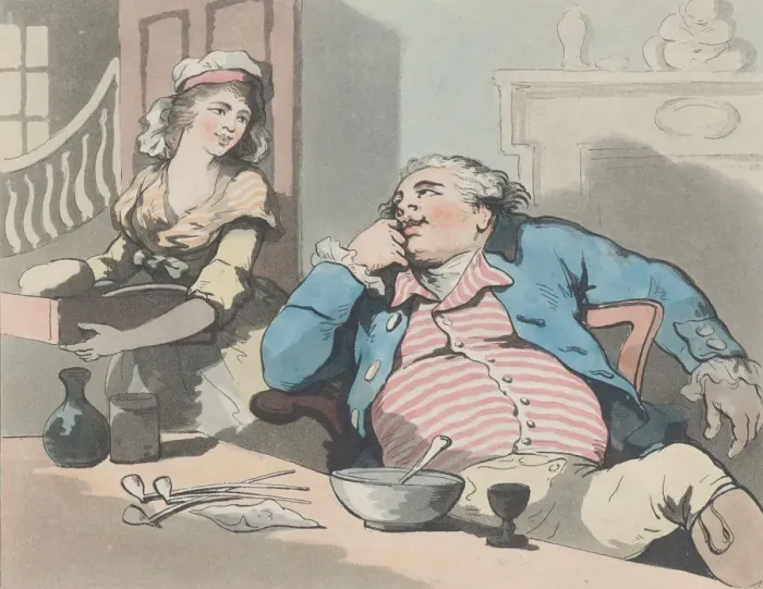 Framed Print : After Dinner, 1790?. 1790?. Creator: Thomas Rowlandson Framed Print : After Dinner, 1790?. 1790?. Creator: Thomas Rowlandson