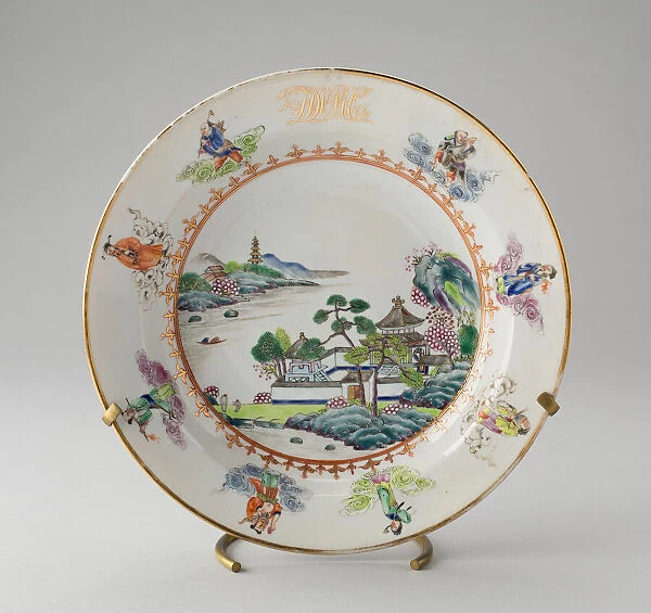 Dinner Plate, 1796  /  1810. Creator: Unknown