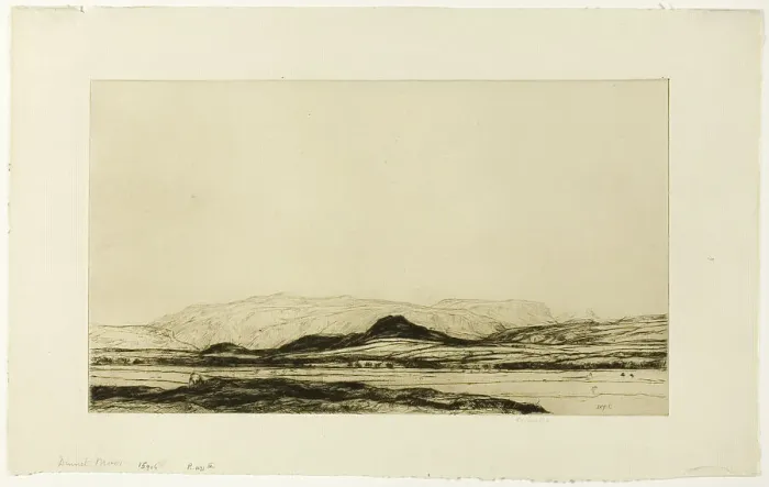 Framed Print : Dinnet Moor, 1912. Creator: David Young Cameron Framed Print : Dinnet Moor, 1912. Creator: David Young Cameron