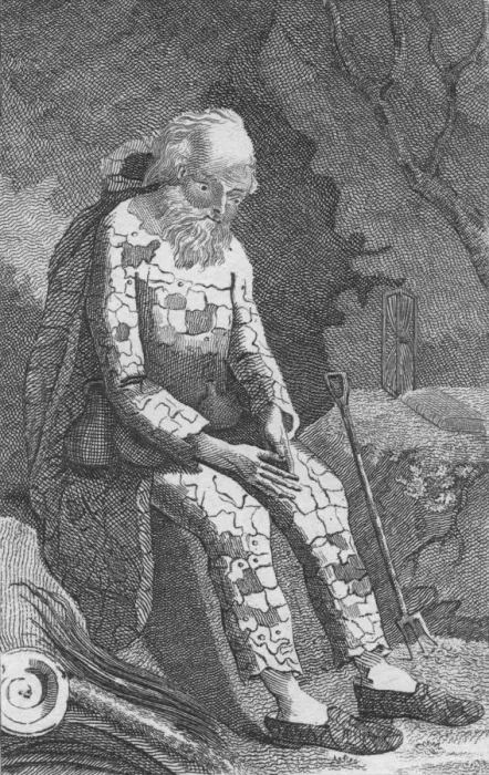 Framed Print : The Dinton Hermit, c19th century Framed Print : The Dinton Hermit, c19th century