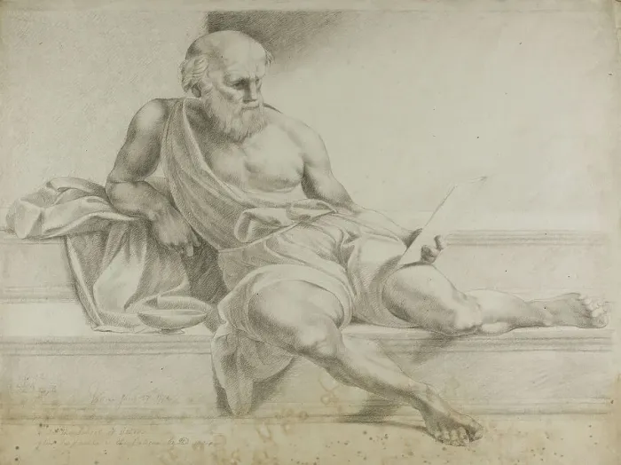 Framed Print : Diogenes, 1774. Creator: John Downman Framed Print : Diogenes, 1774. Creator: John Downman