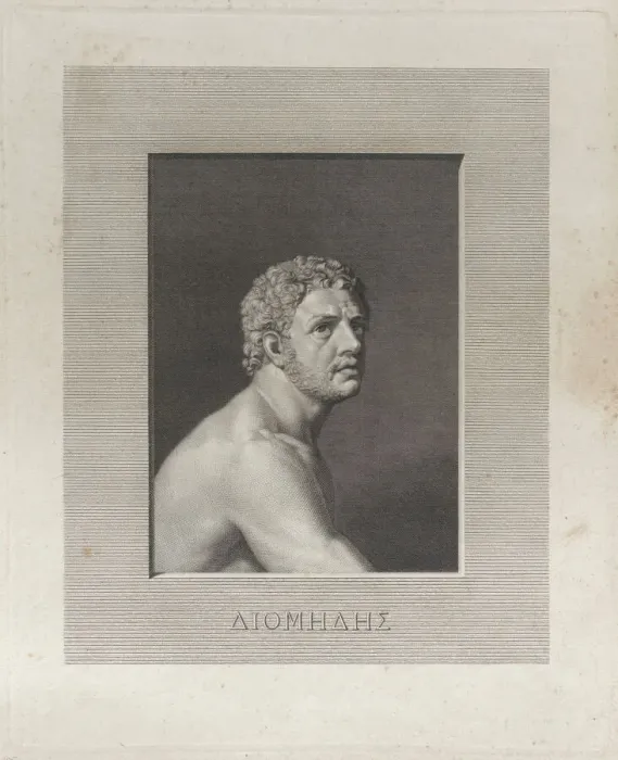 Framed Print : Diomedes, bust and shoulders, 1790-1800. Creator: Johann Heinrich Wilhelm Tischbein Framed Print : Diomedes, bust and shoulders, 1790-1800. Creator: Johann Heinrich Wilhelm Tischbein