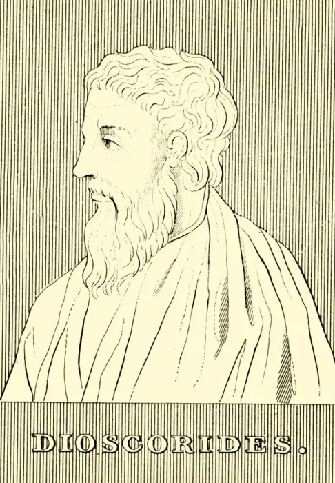 Framed Print : Dioscorides, (c40-90 AD), 1830. Creator: Unknown Framed Print : Dioscorides, (c40-90 AD), 1830. Creator: Unknown