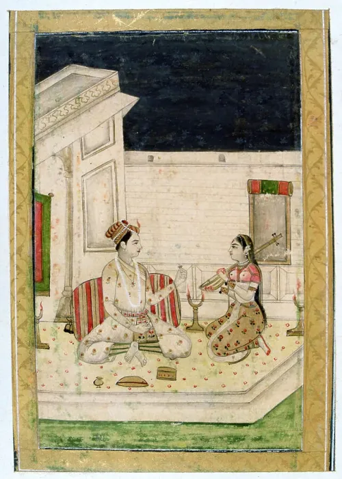 Framed Print : Dipaka (Light) Raga, Ragamala Album, School of Rajasthan, 19th century Framed Print : Dipaka (Light) Raga, Ragamala Album, School of Rajasthan, 19th century