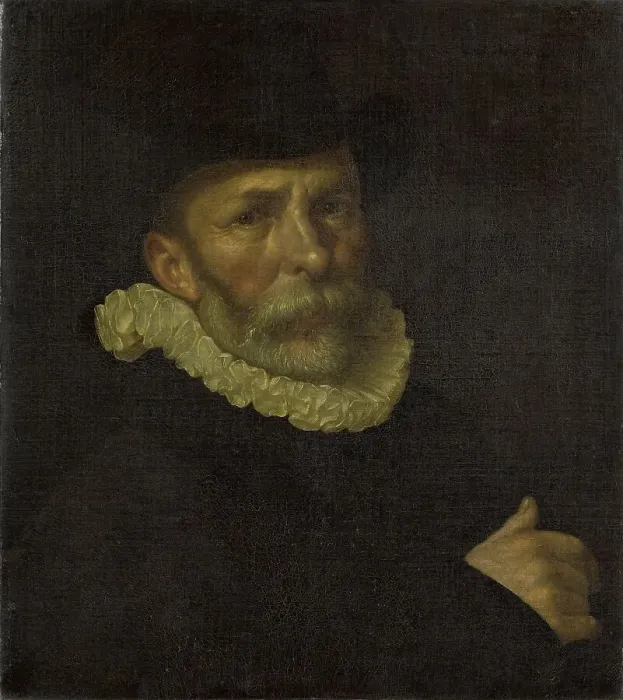 Framed Print : Dirck Barendsz (1534-92), Painter, 1590. Creator: Cornelius Ketel Framed Print : Dirck Barendsz (1534-92), Painter, 1590. Creator: Cornelius Ketel