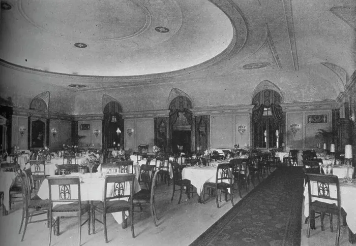 Framed Print : The Directoire Dining Room, Belmont Hotel, Chicago, Illinois, 1924 Framed Print : The Directoire Dining Room, Belmont Hotel, Chicago, Illinois, 1924