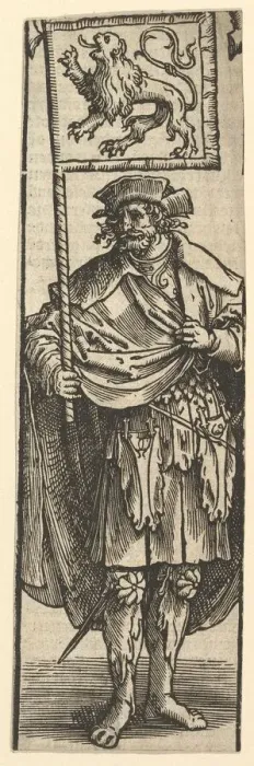 Framed Print : Dirk First Count of Holland, 1517. Creator: Lucas van Leyden Framed Print : Dirk First Count of Holland, 1517. Creator: Lucas van Leyden