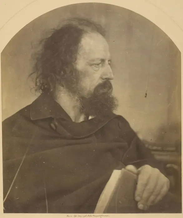 Framed Print : The Dirty Monk, Alfred Tennyson, 1865. Creator: Julia Margaret Cameron Framed Print : The Dirty Monk, Alfred Tennyson, 1865. Creator: Julia Margaret Cameron