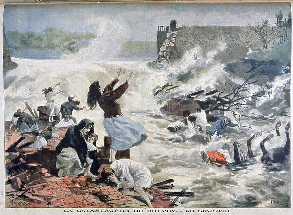 The Disaster at Bouzey, 1895. Artist: F Meaulle