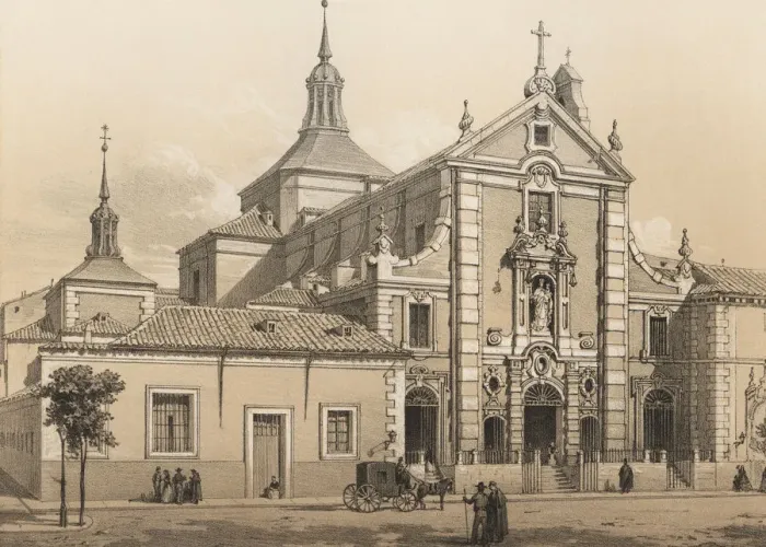 Framed Print : Discalced Carmelite Old Convent, designed in 1730 by Pedro de Ribera and finished in 1748 Framed Print : Discalced Carmelite Old Convent, designed in 1730 by Pedro de Ribera and finished in 1748