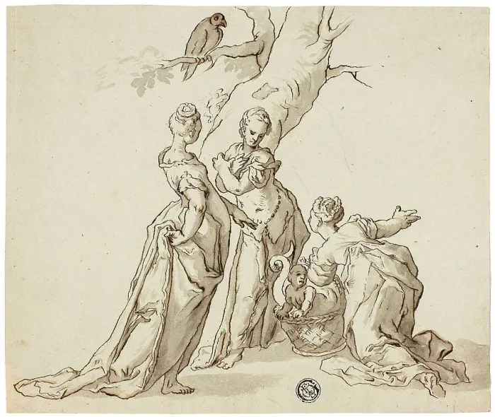 Framed Print : Discovery of Erichthonius, n.d. Creator: Unknown Framed Print : Discovery of Erichthonius, n.d. Creator: Unknown