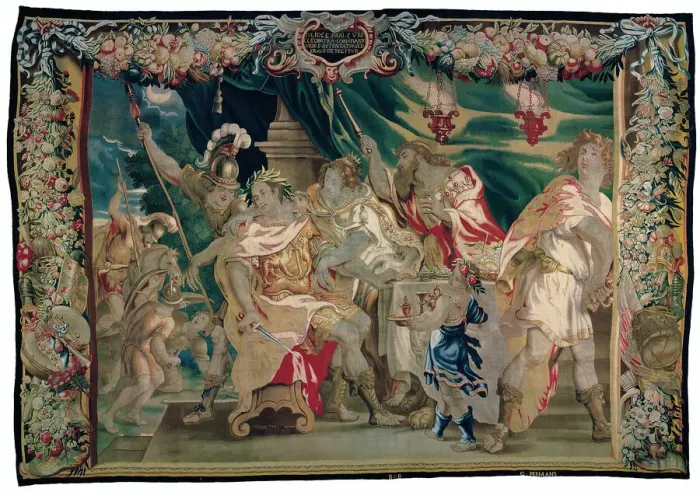 Framed Print : Discovery of the Plot to Kill Caesar and Cleopatra from The Story of Caesar and Cleopatra