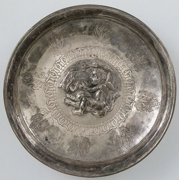 Dish, Byzantine, 6th-7th century. Creator: Unknown