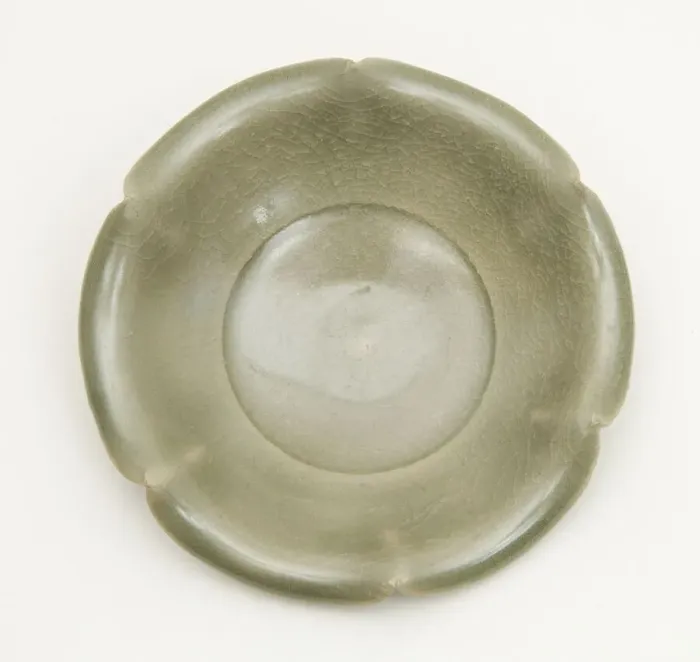 Framed Print : Dish with Inverted Petal-Lobed Rim, Northern Song dynasty (960-1127). Creator: Unknown Framed Print : Dish with Inverted Petal-Lobed Rim, Northern Song dynasty (960-1127). Creator: Unknown