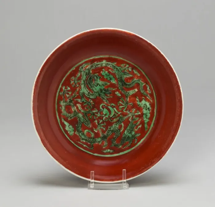 Framed Print : Dish with Paired Dragons, Cloudscrolls, and Flaming Pearl, Ming dynasty Framed Print : Dish with Paired Dragons, Cloudscrolls, and Flaming Pearl, Ming dynasty