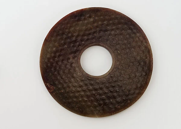 Disk (bi), Eastern Zhou dynasty, 3rd century BCE. Creator: Unknown