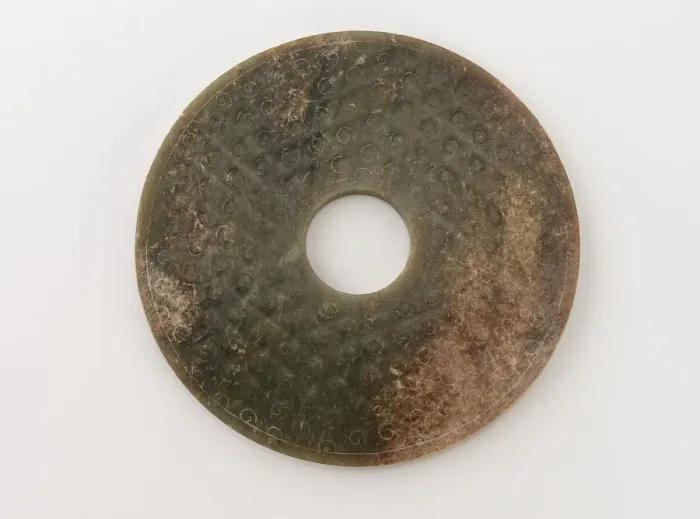 Framed Print : Disk (bi), Eastern Zhou to Western Han dynasty, 3rd century BCE. Creator: Unknown Framed Print : Disk (bi), Eastern Zhou to Western Han dynasty, 3rd century BCE. Creator: Unknown