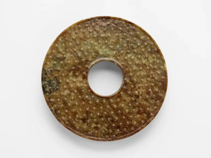 Framed Print : Disk (bi ?) with knobs, Late Neolithic period, 3300-2250 BCE. Creator: Unknown Framed Print : Disk (bi ?) with knobs, Late Neolithic period, 3300-2250 BCE. Creator: Unknown