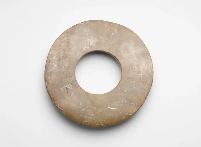 Framed Print : Disk (bi ?), Late Neolithic period, ca. 3000-ca. 1700 BCE. Creator: Unknown Framed Print : Disk (bi ?), Late Neolithic period, ca. 3000-ca. 1700 BCE. Creator: Unknown