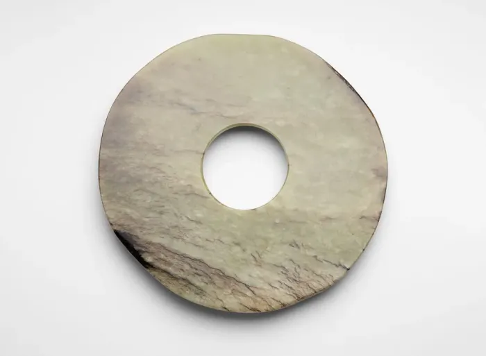 Framed Print : Disk (bi ?), Late Neolithic period, ca. 3000-ca. 1700 BCE. Creator: Unknown