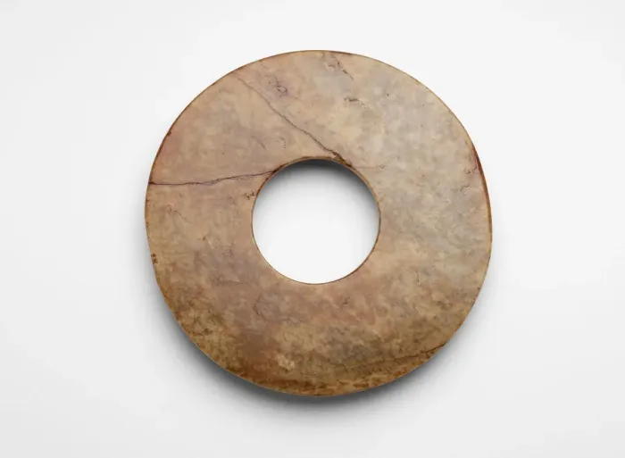 Framed Print : Disk (bi ?), Late Neolithic period, ca. 3000-ca. 1700 BCE. Creator: Unknown