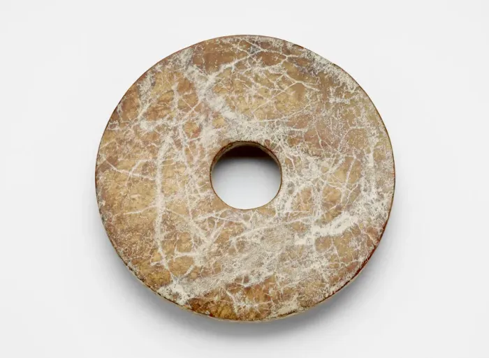 Framed Print : Disk (bi ?), Late Neolithic period, ca. 3300-2250 BCE. Creator: Unknown