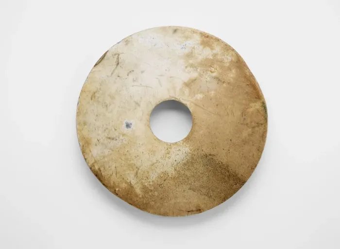 Framed Print : Disk (bi ?), Late Neolithic period, ca. 2000-1000 BCE. Creator: Unknown Framed Print : Disk (bi ?), Late Neolithic period, ca. 2000-1000 BCE. Creator: Unknown