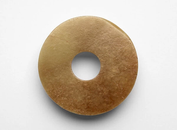 Disk (bi ?), Probably Shang dynasty, ca. 1600-ca. 1050 BCE. Creator: Unknown