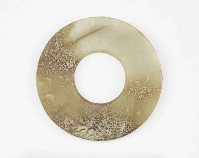 Framed Print : Disk (bi), Qing dynasty, 18th century. Creator: Unknown Framed Print : Disk (bi), Qing dynasty, 18th century. Creator: Unknown