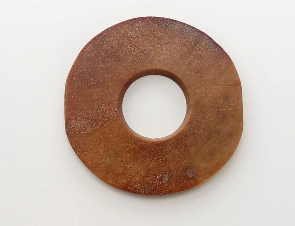 Disk (bi), Shang dynasty, ca. 1600-1050 BCE. Creator: Unknown