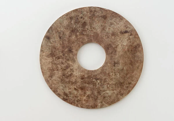 Disk (bi) with spirals, Eastern Zhou dynasty, 475-221 BCE. Creator: Unknown