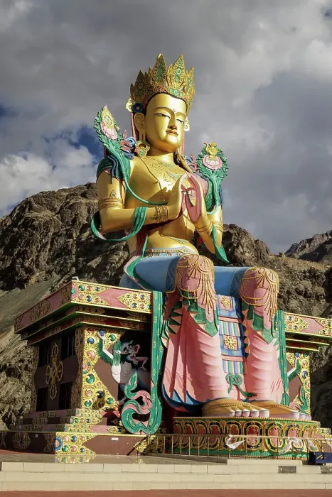 Framed Print : Diskit Chamba, Nubra Valley, Ladakh, India, 2023. Creator: Peter Thompson Framed Print : Diskit Chamba, Nubra Valley, Ladakh, India, 2023. Creator: Peter Thompson