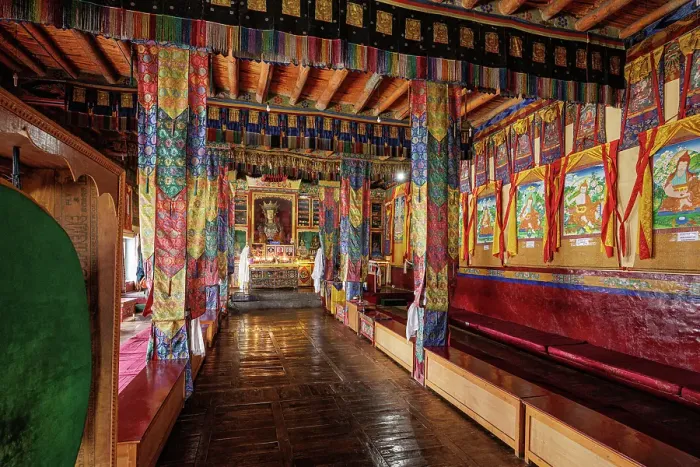 Framed Print : Diskit Monastery, Nubra Valley, Ladakh, India, 2023. Creator: Peter Thompson Framed Print : Diskit Monastery, Nubra Valley, Ladakh, India, 2023. Creator: Peter Thompson